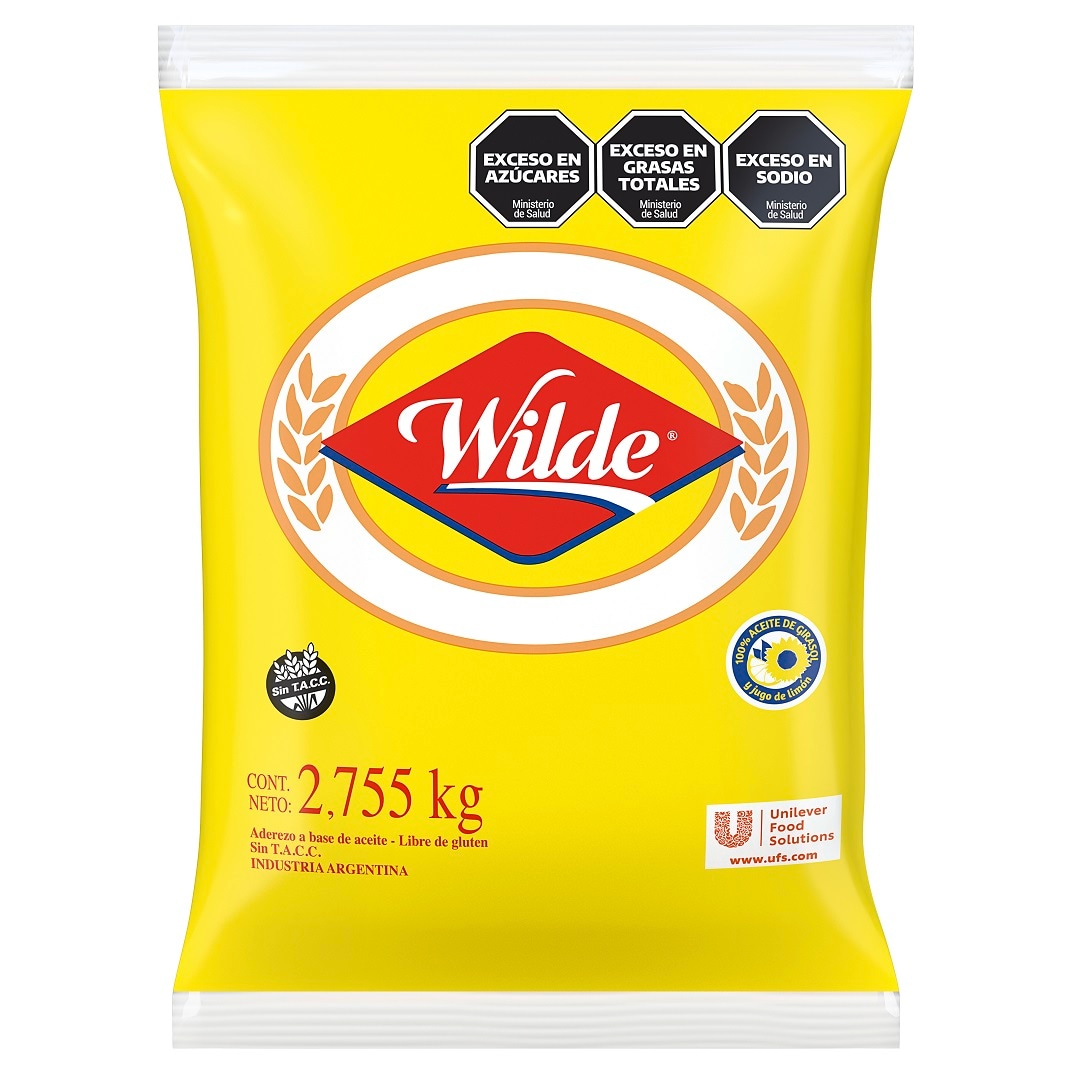 Mayonesa Wilde 3X2.75KG (Exclusivo de Argentina)