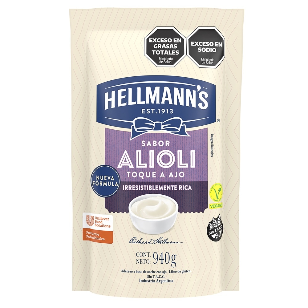 Hellmann's Doypack Mayonesas Alioli - 
