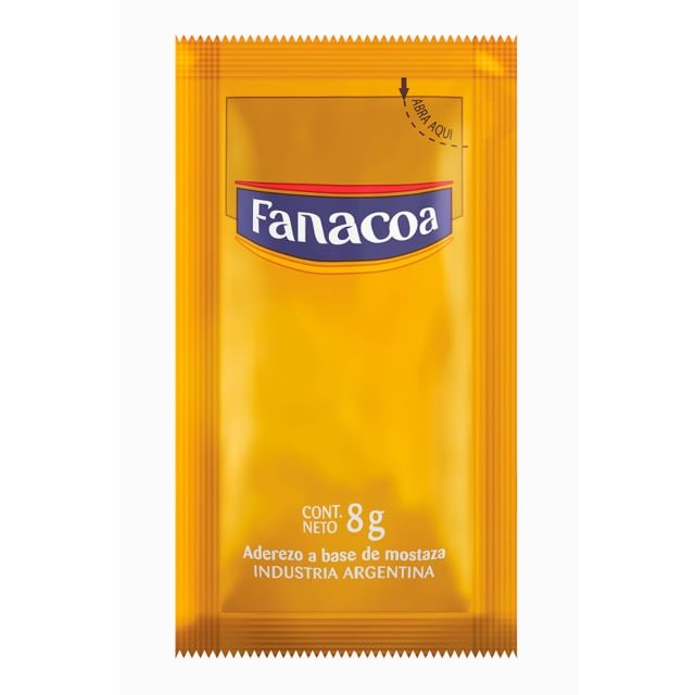 Mostaza Fanacoa 196X8G (Exclusivo de Argentina, Paraguay) - 