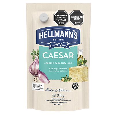 HELLMANNS M SAL CAESAR 8X950G - Aderezo para ensalada Caesar Hellmann's DP 950g - formato BOH