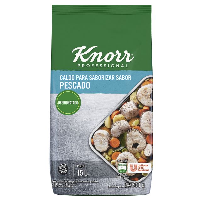 Caldo Granulado Sabor Pescado Knorr 6X600G - 