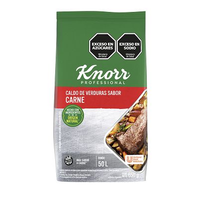 Caldo Granulado Sabor Carne Knorr 6X650G - Los Caldos Granulados Knorr te ayudan a realzar ese sabor. Probalos!
