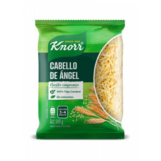 Fideos Cabello de Angel Knorr 15x500G (Exclusivo de Argentina, Uruguay)