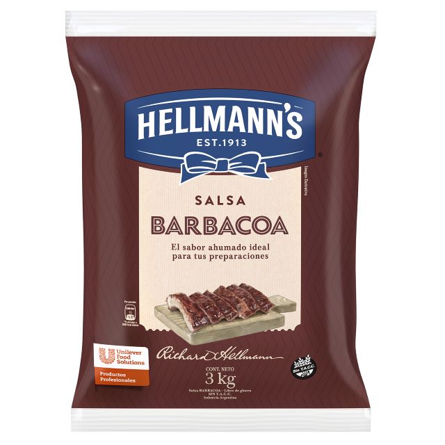 Salsa Barbacoa Hellmann's 3x3KG - 