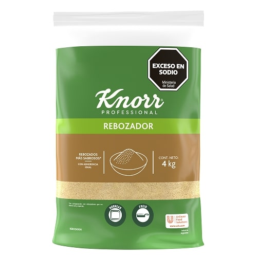 KNORR REBOZ BLS 6X4KG - Rebozador Knorr: tiene una adherencia ideal y realza el sabor de tus milanesas.