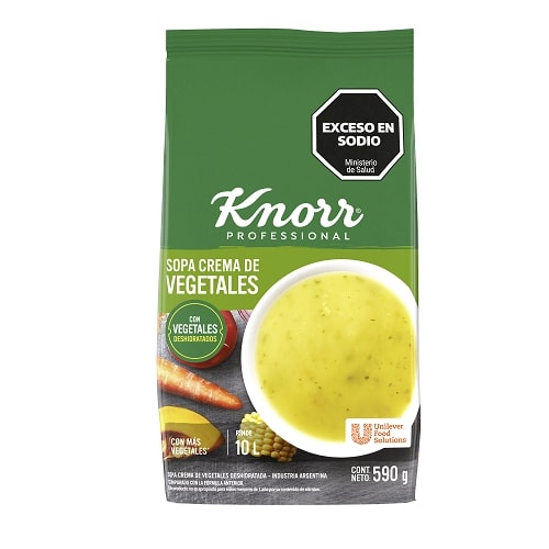 Sopa Crema Sabor Verdura Knorr 6x605 G (Exclusivo de Argentina, Uruguay)