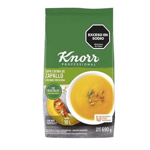 Sopa Crema Sabor Zapallo Knorr 6x735 G - 