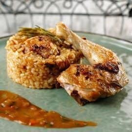 Arroz con pollo braseado Arroz con pollo braseado