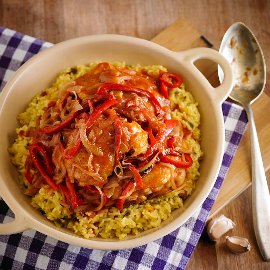 Pollo a la Portuguesa Pollo a la Portuguesa