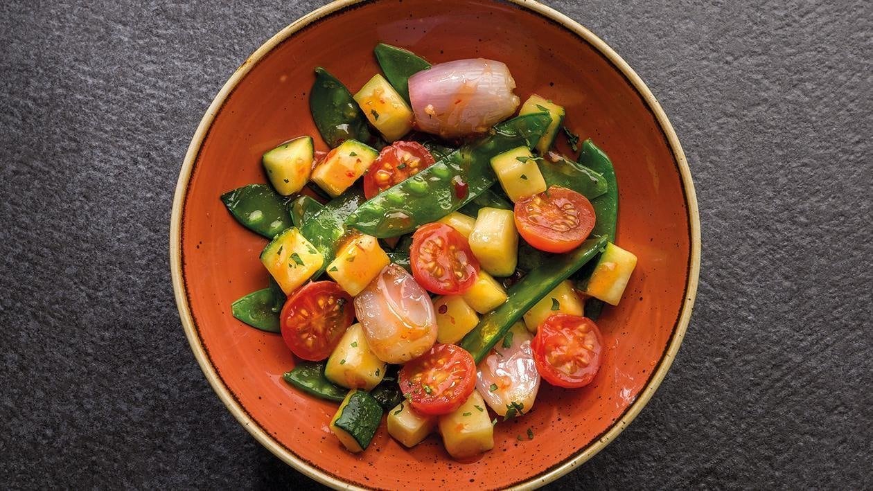 Verduras salteadas mediterraneas – - Receta Verduras salteadas mediterraneas – - Receta