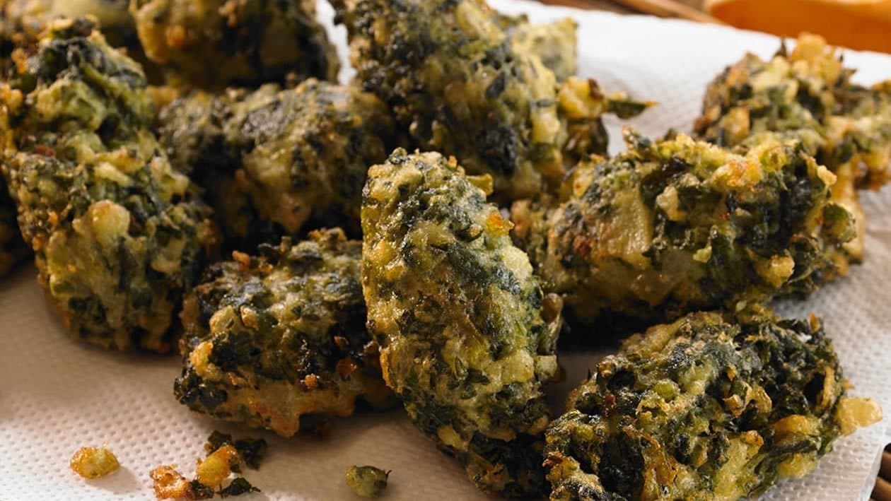 Buñuelos de Acelga y Cebolla