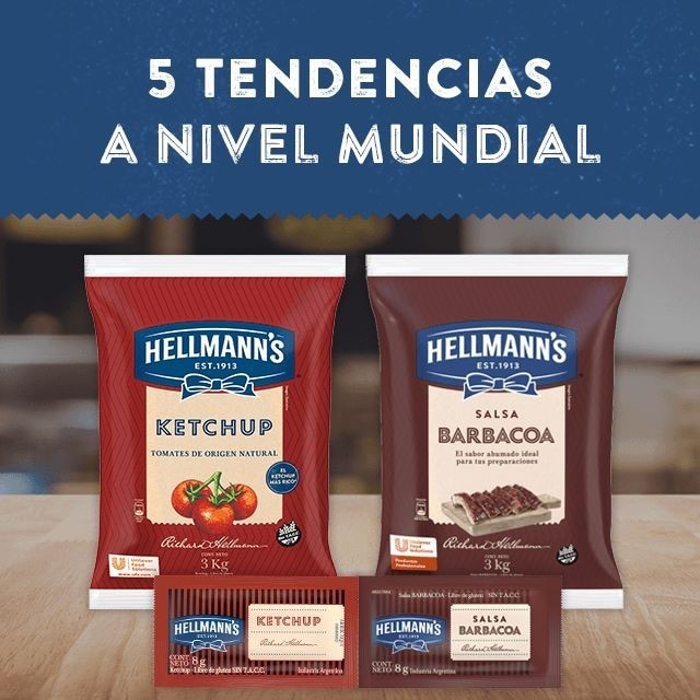 Cinco tendencias del mundo para usar la Salsa Barbacoa y el Kétchup