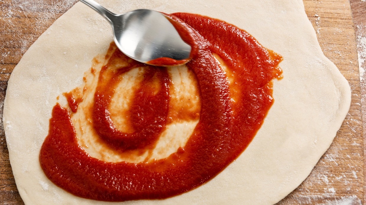 salsa para pizza, salsa de tomate, como hacer salsa de tomate para pizza, como hacer salsa de tomate para pizza fácil