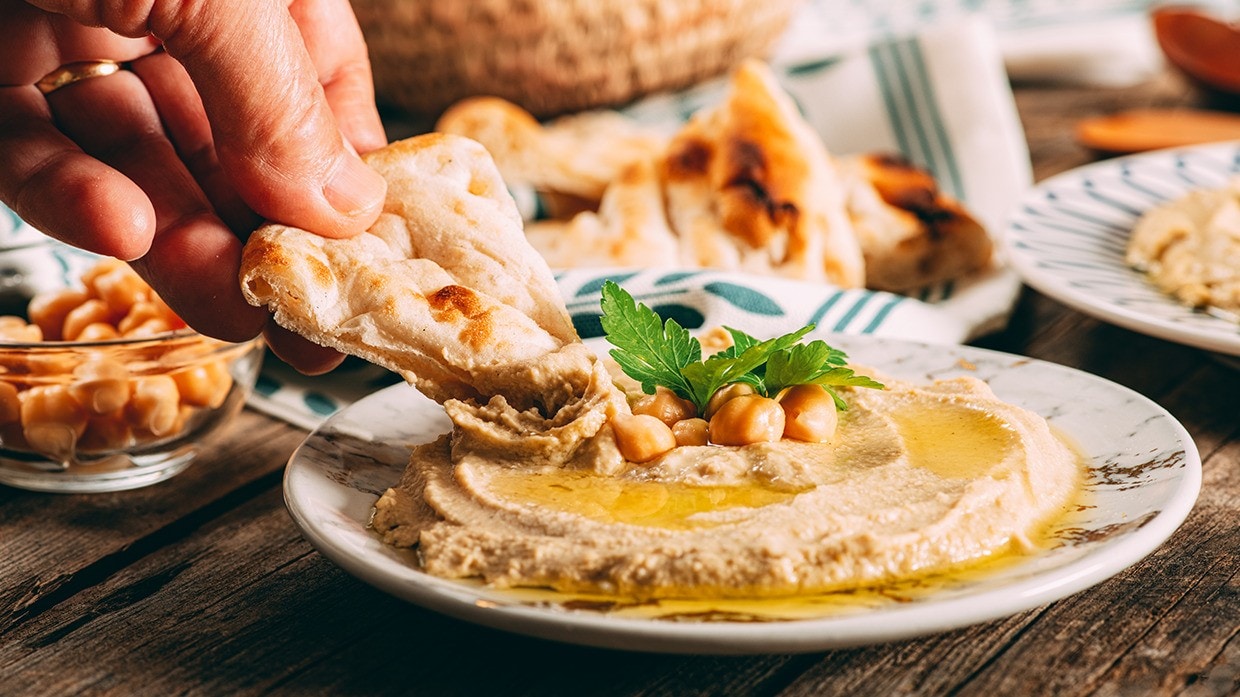 Hummus de Garbanzo.