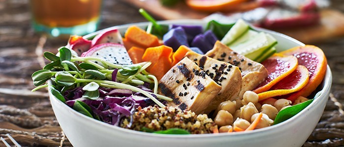 Meatless meat substitute dish