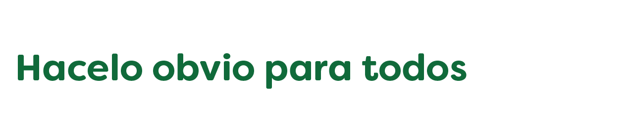 Hacelo Obvio para todos