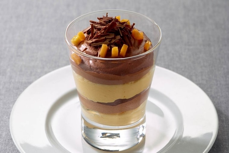 postres con mousse de chocolate, mousse de chocolate, mousse, carte d’or, carte dor, postre, dulce, mango760