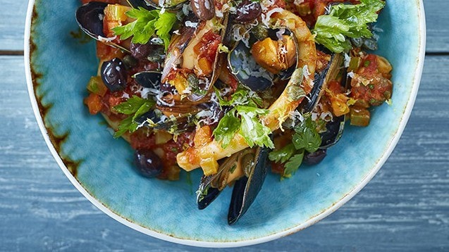 tipos de salsas para pasta, tipos de salsas, salsas, salsa, salsa de tomate, pasta, mariscos, salsa con mariscos, frutos de mar