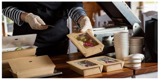 Delivery de comida, delivery, entrega a domicilio, envío a domicilio, packaging, envases