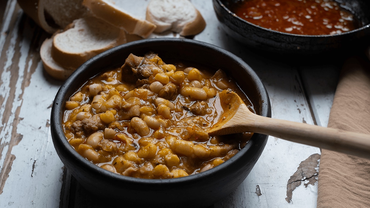 Locro potenciado con Caldo de Carne Knorr Professional